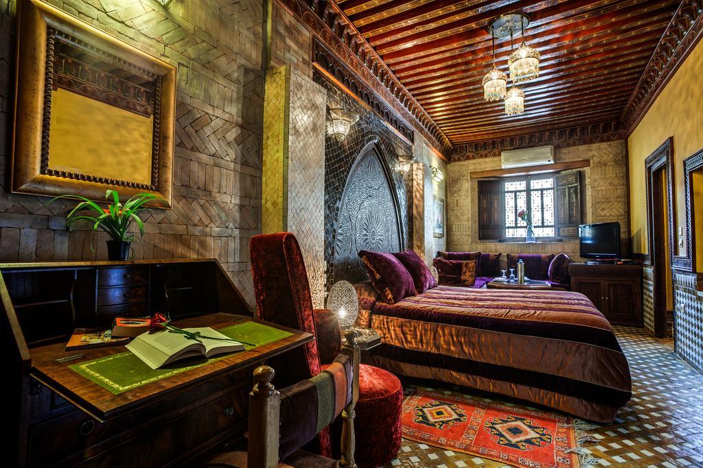 Riad La Maison Verte Fès Oda fotoğraf