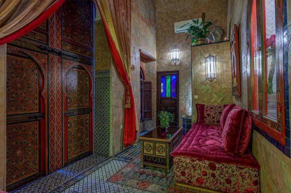 Riad La Maison Verte Fès Oda fotoğraf