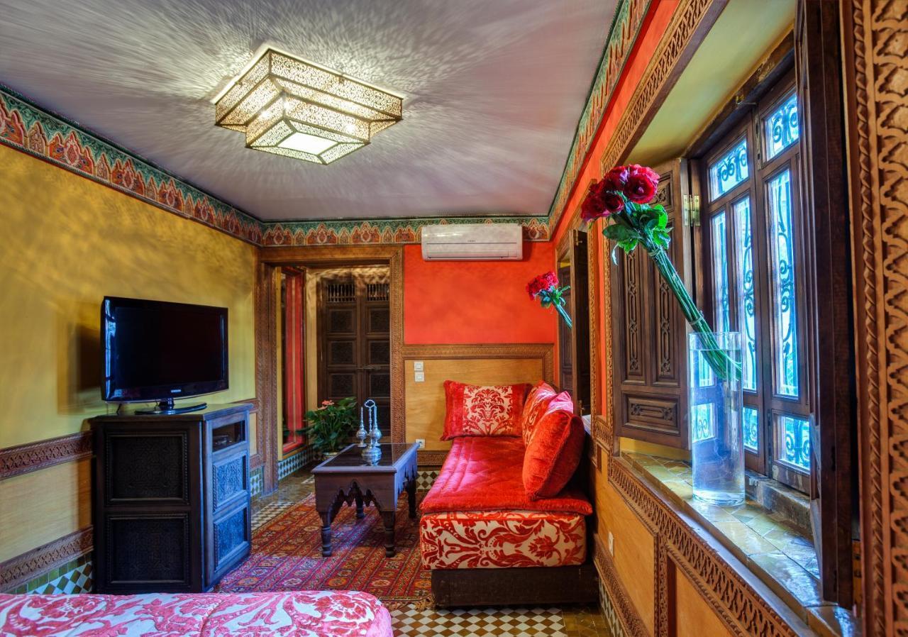 Riad La Maison Verte Fès Oda fotoğraf