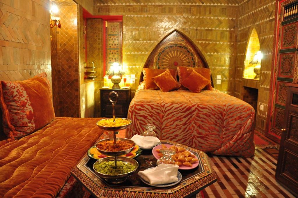 Riad La Maison Verte Fès Oda fotoğraf