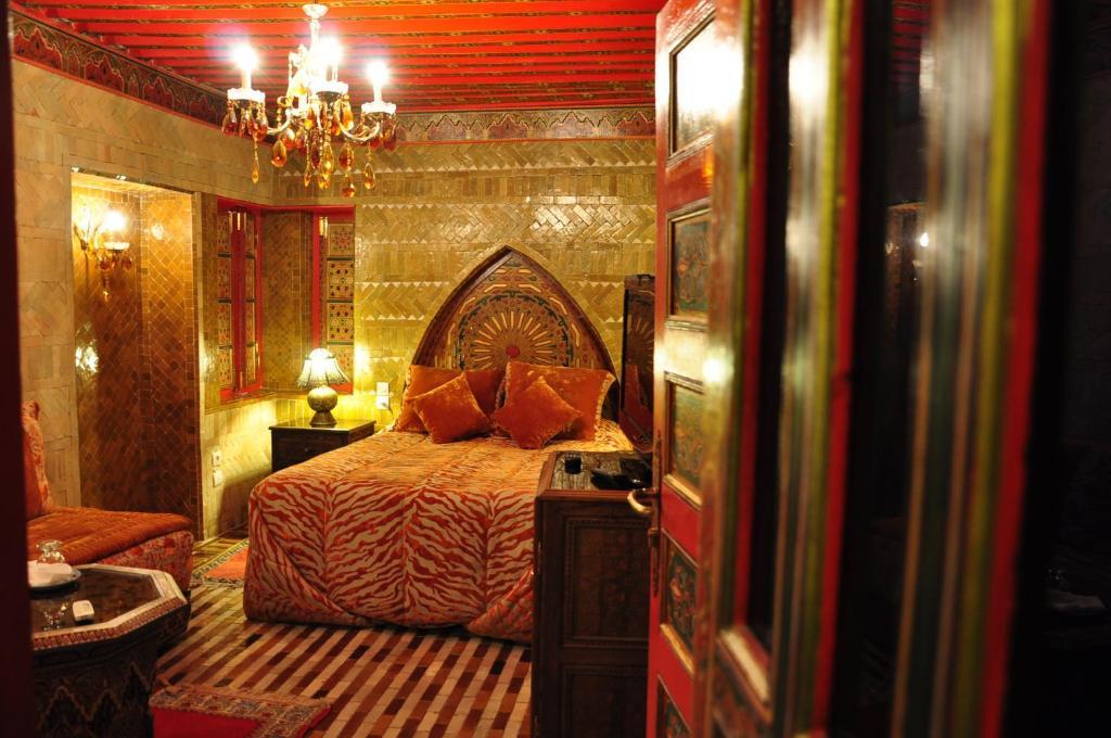 Riad La Maison Verte Fès Oda fotoğraf