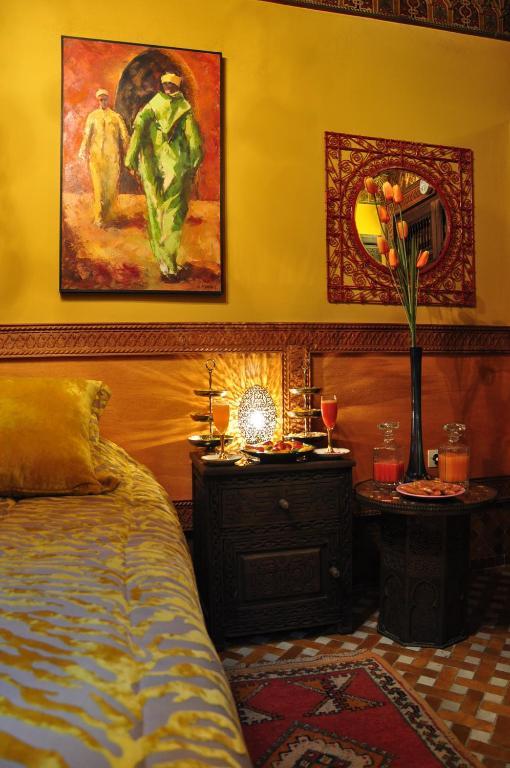 Riad La Maison Verte Fès Oda fotoğraf